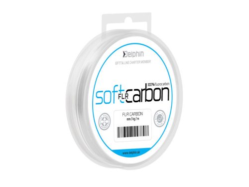 Delphin SOFT FLR CARBON - 100% fluocarbon 0,405mm 10,1kg 20m