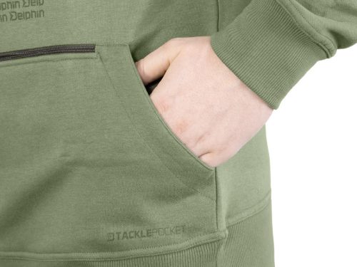 Delphin LOGOS kapucnis pulóver XL