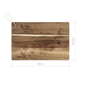Delphin CarpBOARD Dekoratív konyhai vágódeszka