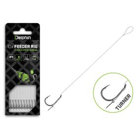 Delphin Fluoro Sting Feeder Rig - Turner / 10db