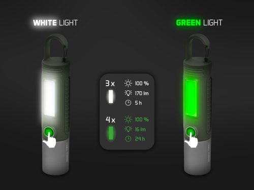 Delphin Torix Kempinglámpa