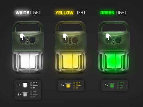 Delphin Multix Kempinglámpa