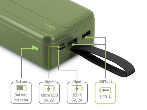 Powerbank Delphin PoweriX 27000mAh