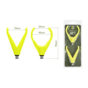 Delphin HoldSET bottartó készlet / fluo sárga