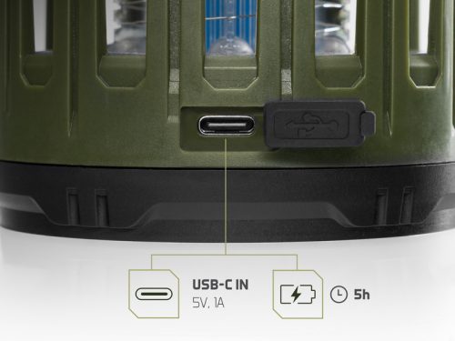 Delphin MOSKYTO kemping lámpa 3W/2600mAh