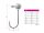 Micro jig fej Delphin BOMB! / 5db 7,5g-1/0