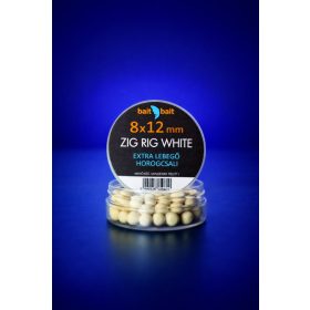 Zig Rig Csalik Extra Lebegő Horogcsali 8*12mm White