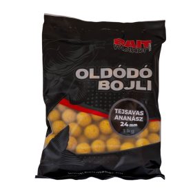 BAIT MAKER Oldódó bojli 24 mm Tejsavas Ananász 1 kg