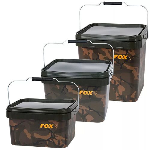 Camo Square Buckets - 10 Litre