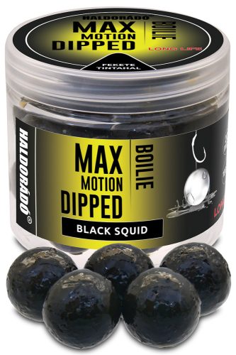 HALDORÁDÓ MAX MOTION Boilie Dipped 20 mm - Fekete Tintahal