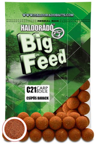 Haldorádó Big Feed - C21 Boilie - Csípős Barack - 700g