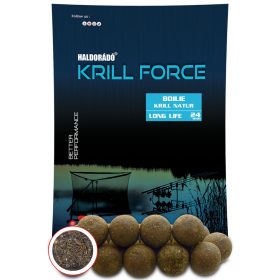   Haldorádó KRILL FORCE Boilie Long Life 24 mm - Krill Natur 700g