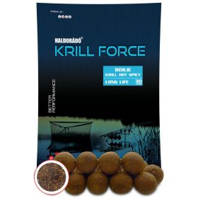   Haldorádó KRILL FORCE Boilie Long Life 30 mm - Krill Hot Spicy 700g