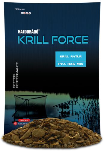 Haldorádó KRILL FORCE PVA Bag Mix - Krill Natur 600g