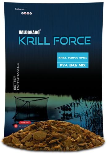 Haldorádó KRILL FORCE PVA Bag Mix - Krill Indian Spice 600g