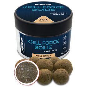   Haldorádó KRILL FORCE Boilie Hard Hook Wafter 24, 30 mm - Krill Natur 70g