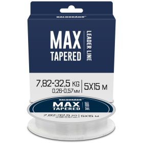   Haldorádó MAX TAPERED Leader 5x15 m - 0,26-0,57 mm dobóelőke