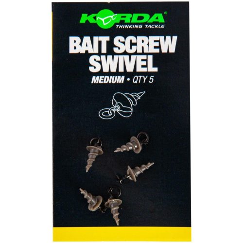 Korda Micro Ring Swivel Bait Screw 5pcs