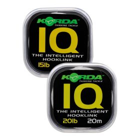 Korda IQ Fluorocarbon Hooklink - előkezsinór 20 lb 20m