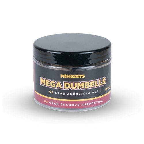 Mikbaits GANGSTER MEGA DUMBELLS - G2 BOJLI RÁK-SARDINIA ASA( OLAJ ESZENCIA) 24x30 mm 500 ml