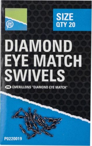 PRESTON DIAMOND EYE MATCH SWIVELS