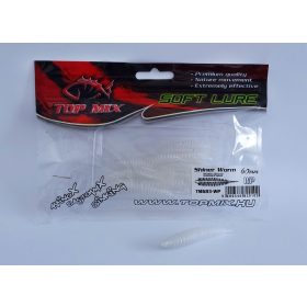 Top Mix Shiner Worm White Pearl 60 mm