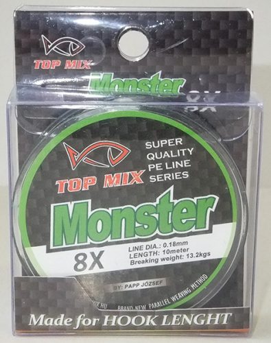 TOP MIX X8 Monster előke zsinór 10m