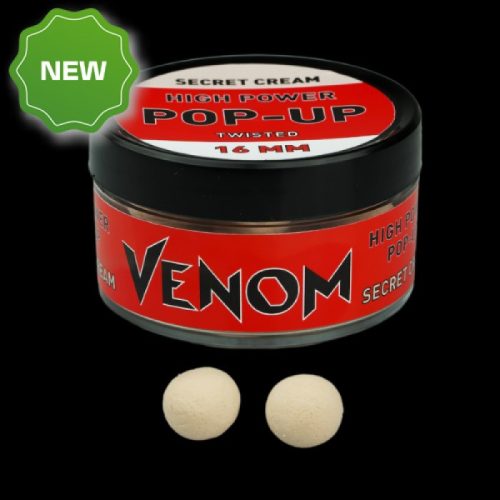 Feedermánia Venom High Power Pop-Up Boilie 16 mm SECRET CREAM