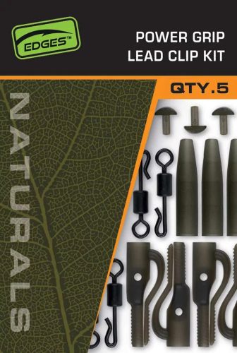 Fox Edges Naturals Power Grip Lead Clip Készlet